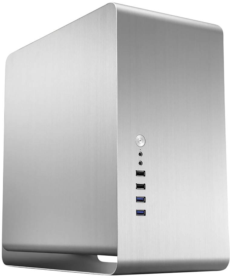 Jonsbo 01.UMX3SR.01 Micro-Tower PC-Gehäuse, Gaming-Gehäuse Silber