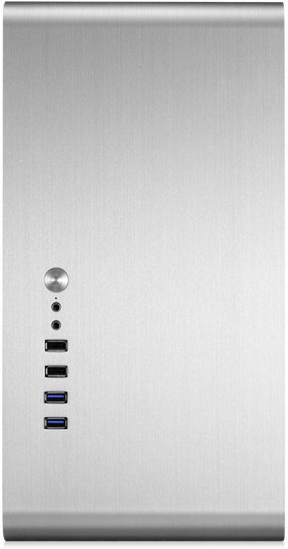Jonsbo 01.UMX3SR.01 Micro-Tower PC-Gehäuse, Gaming-Gehäuse Silber