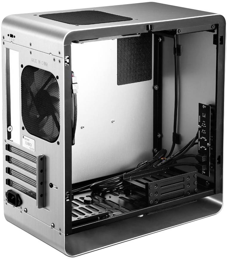 Jonsbo 01.UMX3SR.01 Micro-Tower PC-Gehäuse, Gaming-Gehäuse Silber