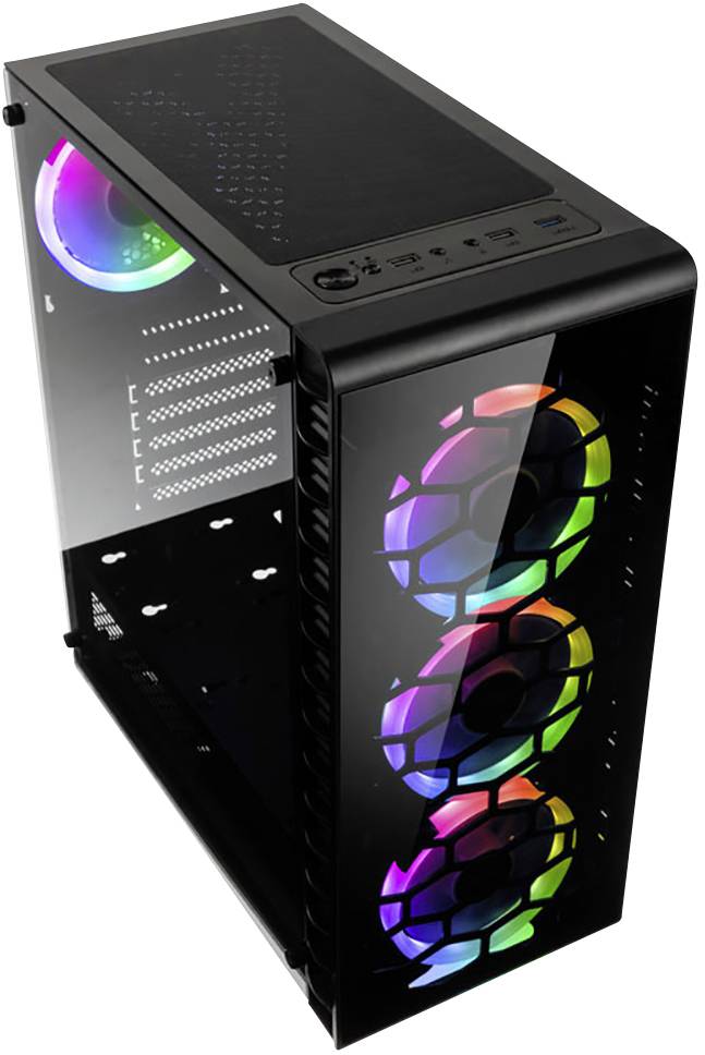 Kolink OBSERVATORY LITE Midi-Tower Gaming-Gehäuse Schwarz