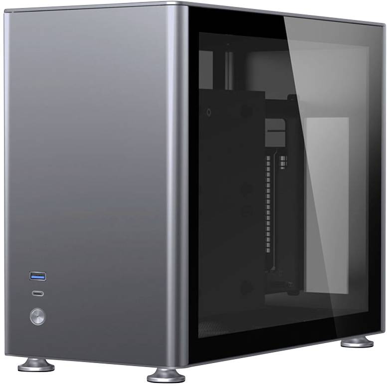 Jonsbo A4 GREY Gaming-Gehäuse, PC-Gehäuse Grau