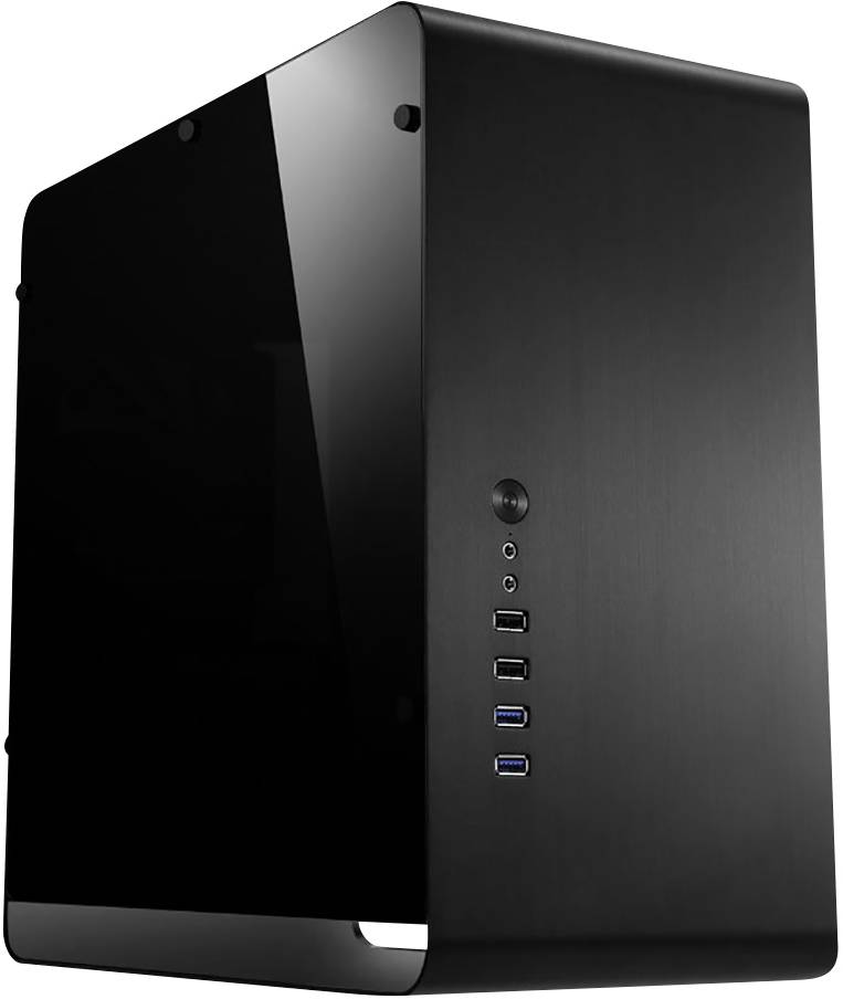 Jonsbo UMX3 BLACK Micro-Tower Gaming-Gehäuse, Gehäuse Schwarz