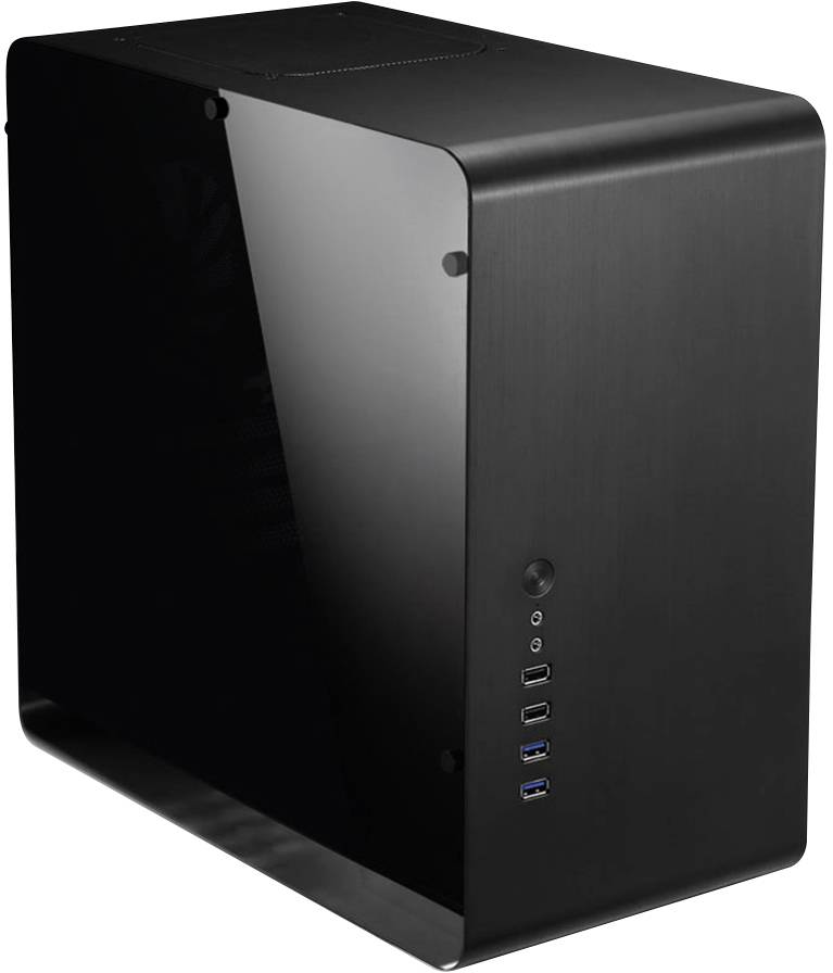 Jonsbo UMX3 BLACK Micro-Tower Gaming-Gehäuse, Gehäuse Schwarz