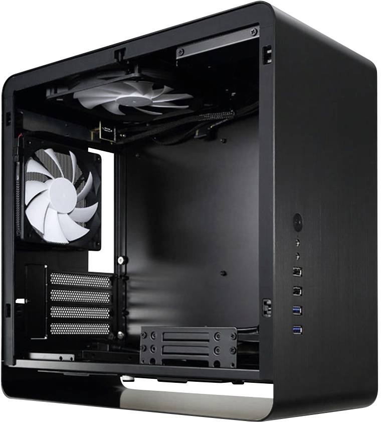Jonsbo UMX3 BLACK Micro-Tower Gaming-Gehäuse, Gehäuse Schwarz