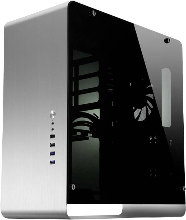 Jonsbo UMX4 SILVER Gaming-Gehäuse, Gehäuse Silber