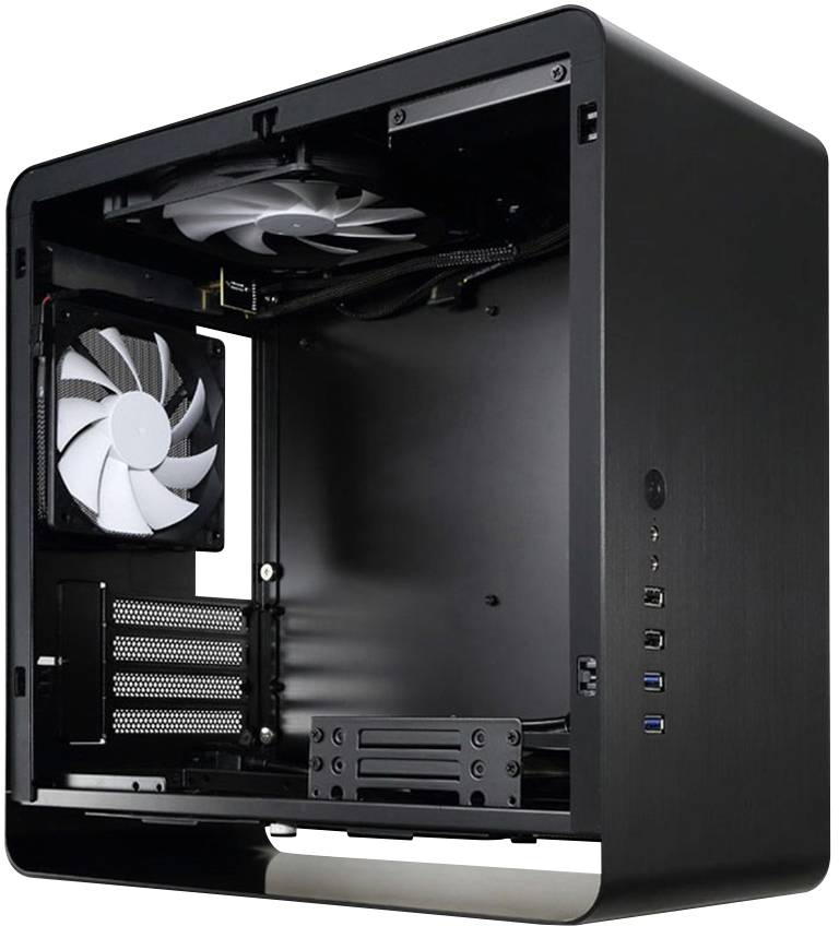 Jonsbo 01.UMX3BK.01 Micro-Tower PC-Gehäuse, Gaming-Gehäuse Schwarz