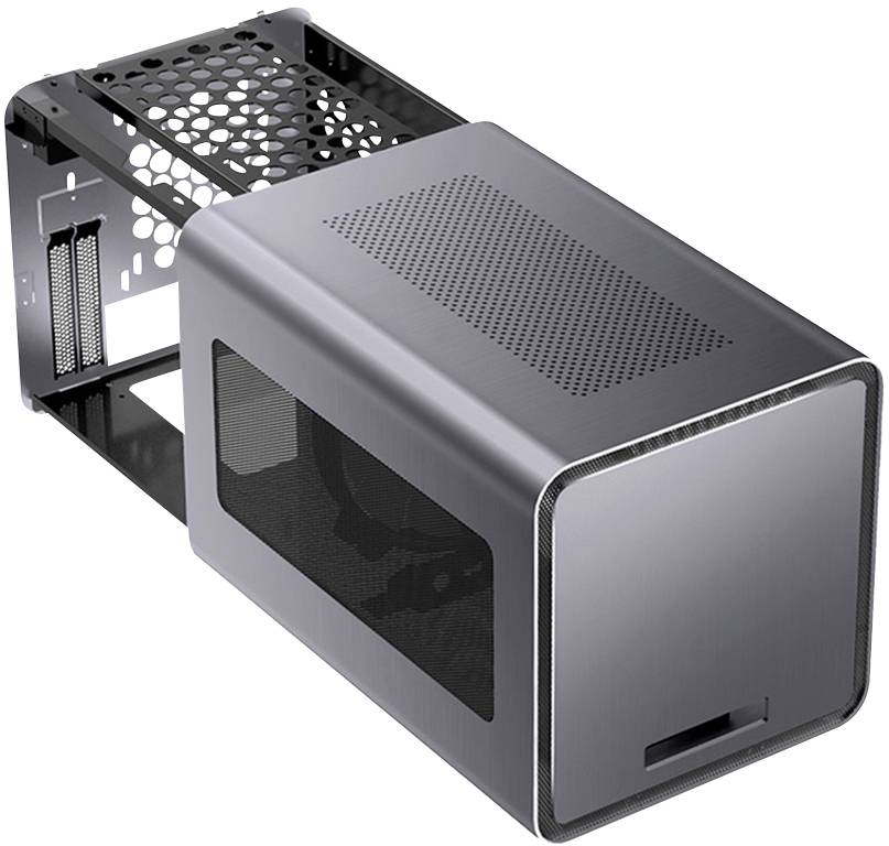Jonsbo V8 Grey     Mini-Tower Gehäuse Grau