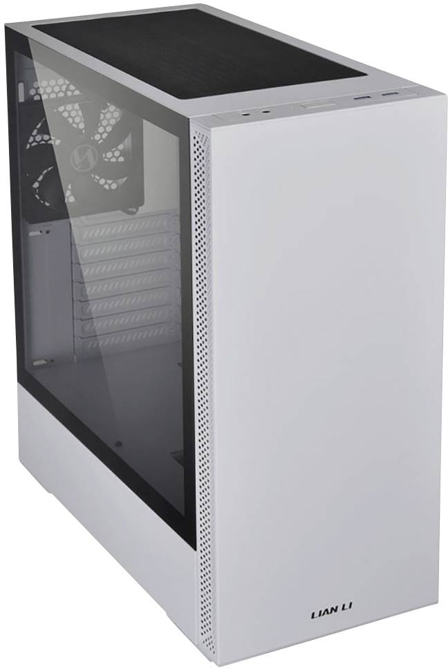 Lian Li LANCOOL 205 WHITE MidiTower PCGehäuse, GamingGehäuse Weiß voelkner