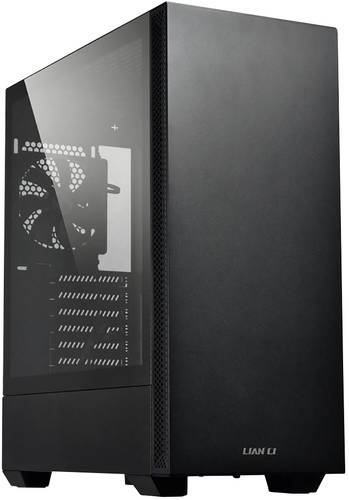 Lian Li LANCOOL 205 BLACK Midi-Tower PC-Gehäuse, Gaming-Gehäuse Schwarz