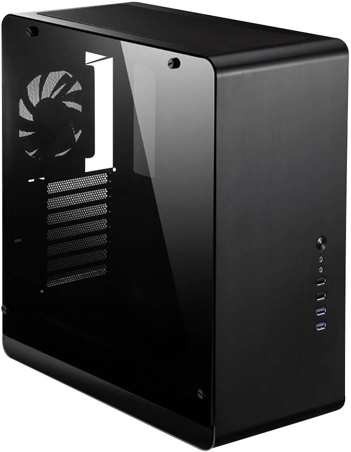 Jonsbo UMX4 BLACK Gaming-Gehäuse, Gehäuse Schwarz