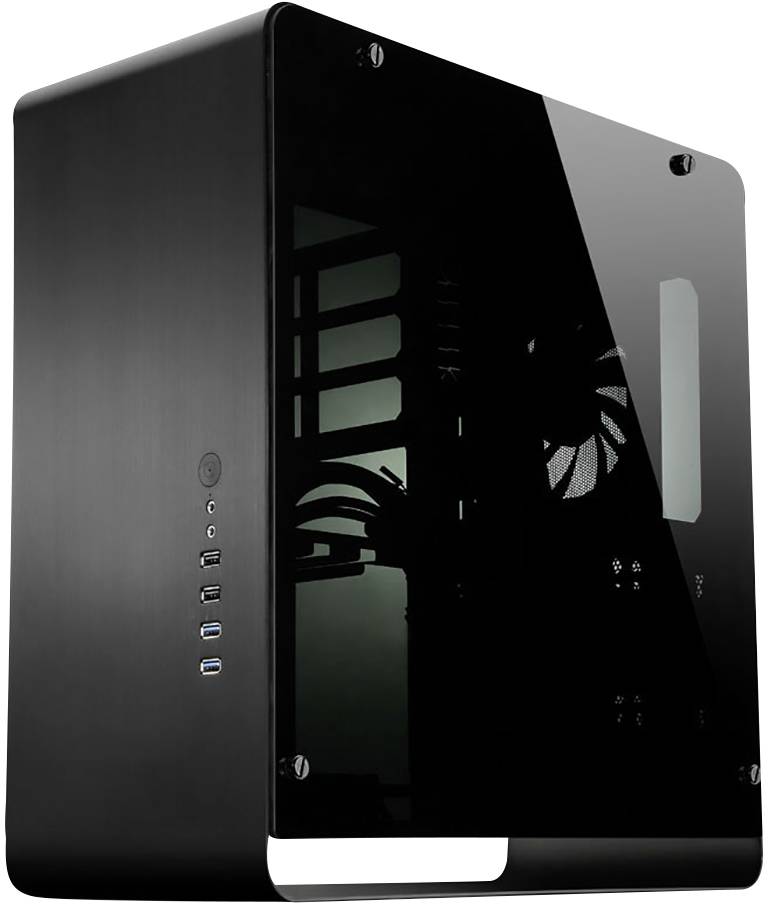 Jonsbo UMX4 BLACK Gaming-Gehäuse, Gehäuse Schwarz