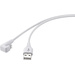 Renkforce USB-Kabel USB 2.0 USB-A Stecker, Apple Lightning Stecker 1.00m Weiß RF-4598340