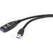 Renkforce USB-Kabel USB 3.2 Gen1 (USB 3.0 / USB 3.1 Gen1) USB-A Stecker, USB-A Buchse 15.00m Schwarz RF-4598348
