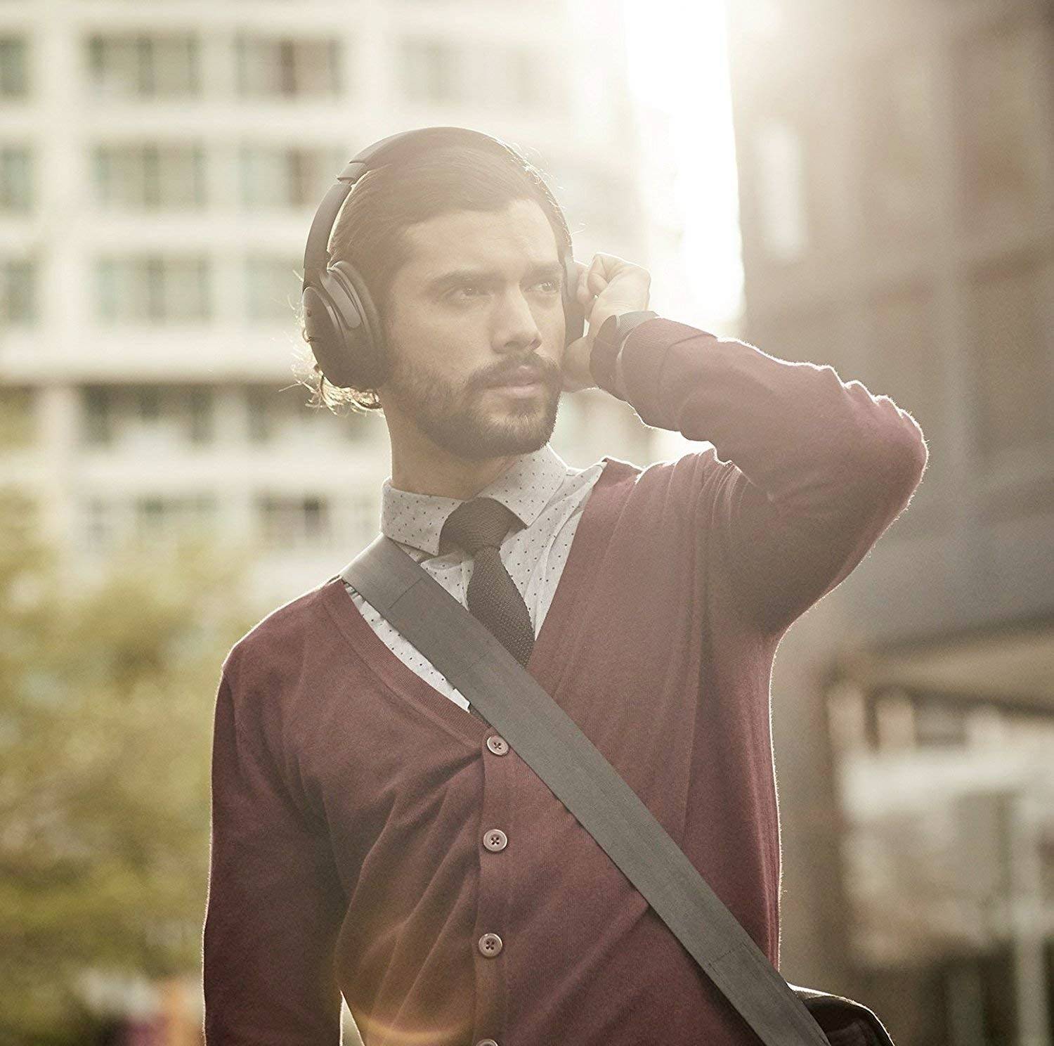 QuietComfort 35 Serie II Bluetooth® Over Ear Kopfhörer Over Ear NFC, Noise Cancelling, Faltbar Schwarz