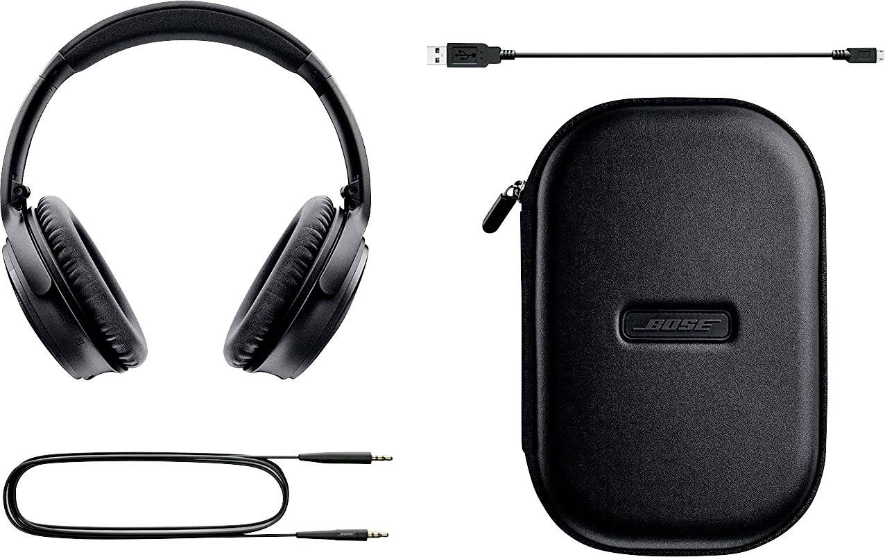 QuietComfort 35 Serie II Bluetooth® Over Ear Kopfhörer Over Ear NFC, Noise Cancelling, Faltbar Schwarz