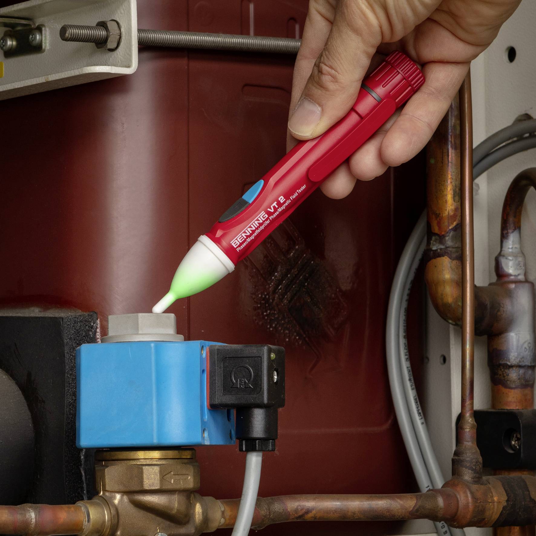 Benning VT 2 Berührungsloser Spannungsprüfer CAT III 1000 V, CAT IV 600 V Akustik, LED