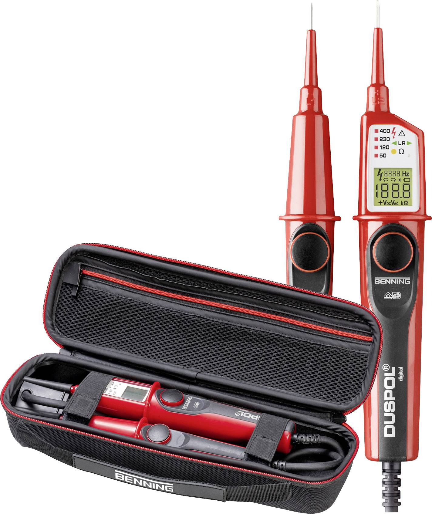 Benning DUSPOL digital Phasen und Drehfeldprüfer versandkostenfrei digitalo