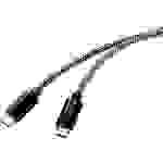 Renkforce USB-Kabel USB 2.0 USB-C® Stecker, USB-C® Stecker 3.00 m Schwarz/Weiß RF-4598412