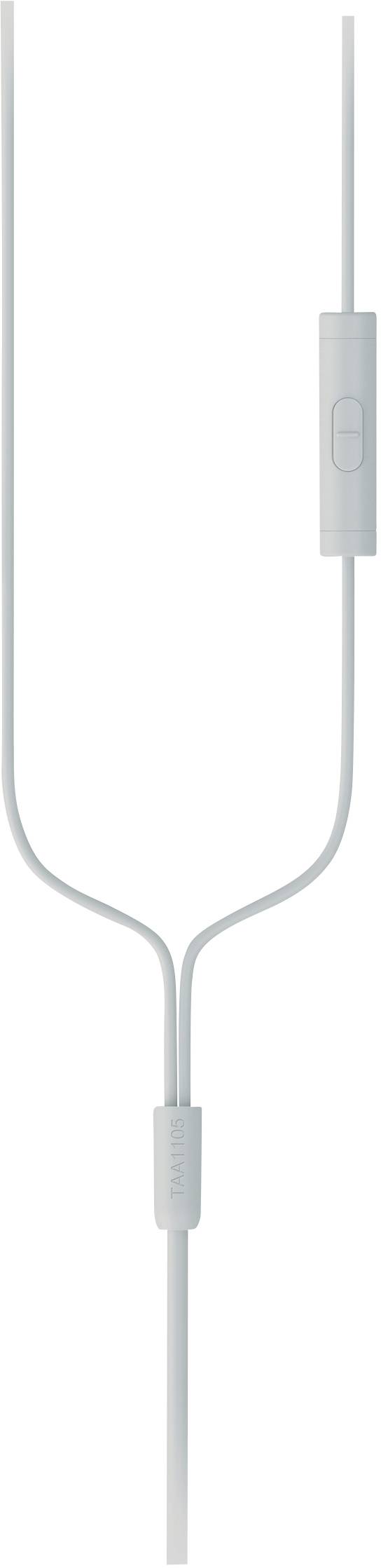 Philips A1105WT Sport On Ear Kopfhörer kabelgebunden Weiß Ohrbügel, Lautstärkeregelung, Mikrofon-Stummschaltung