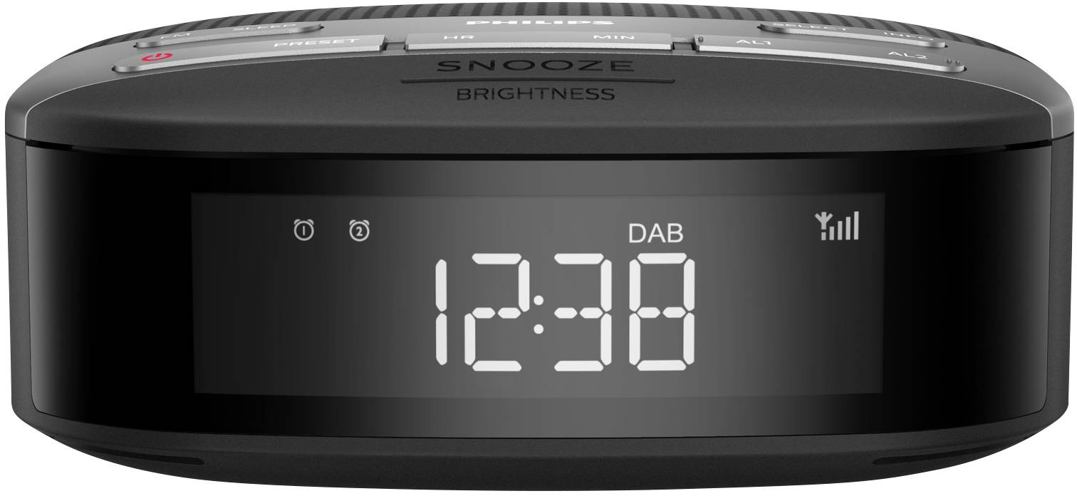 Philips R3505/12 Radiowecker DAB+, DAB, UKW DAB+, UKW Schwarz