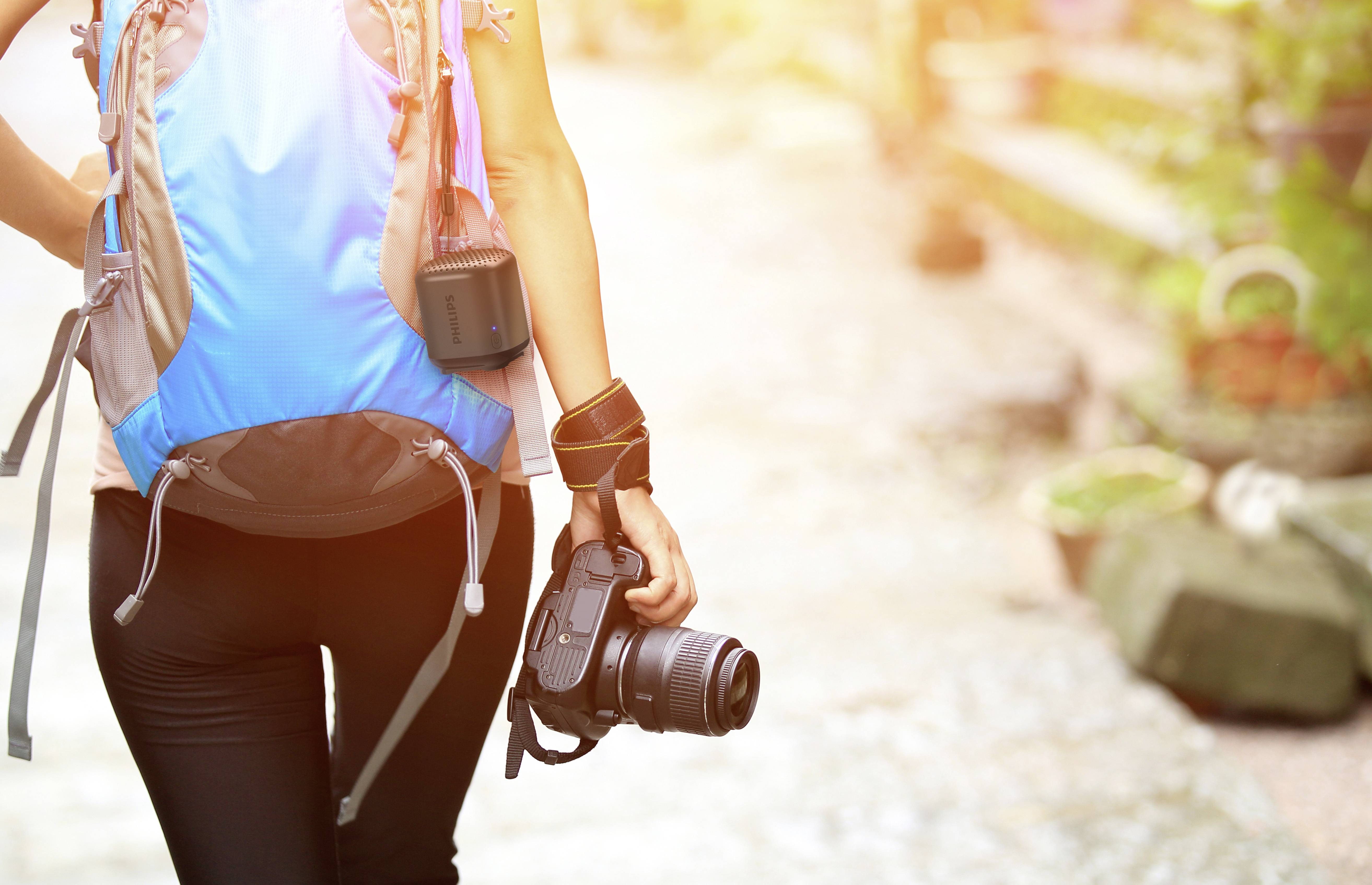 Philips S1505B Bluetooth® Lautsprecher Wasserfest Schwarz