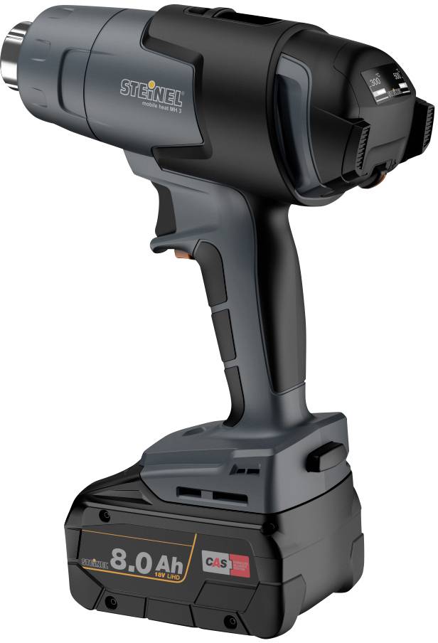 Steinel 066604 mobile heat 3 Heißluftgebläse inkl. Koffer, inkl. Akku, inkl. Ladegerät