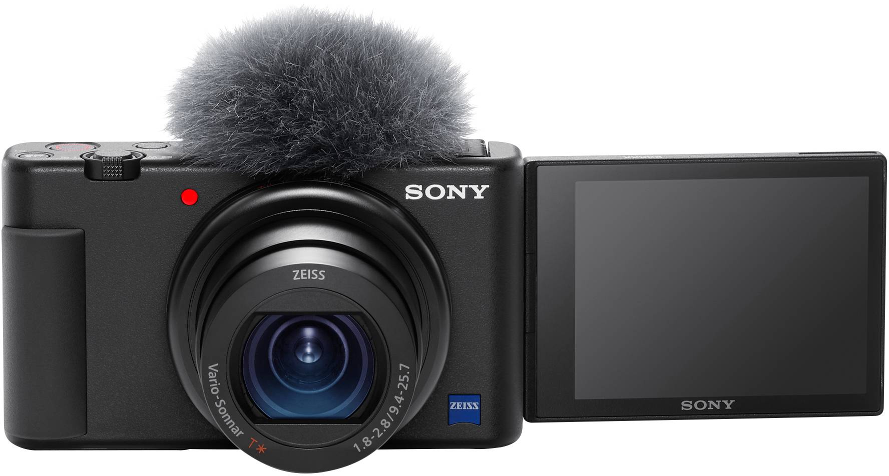 Sony ZV-1 Digitalkamera 20.1 Megapixel Opt. Zoom: 2.7 x Schwarz inkl. Akku 4K-Video, Klappbares Display
