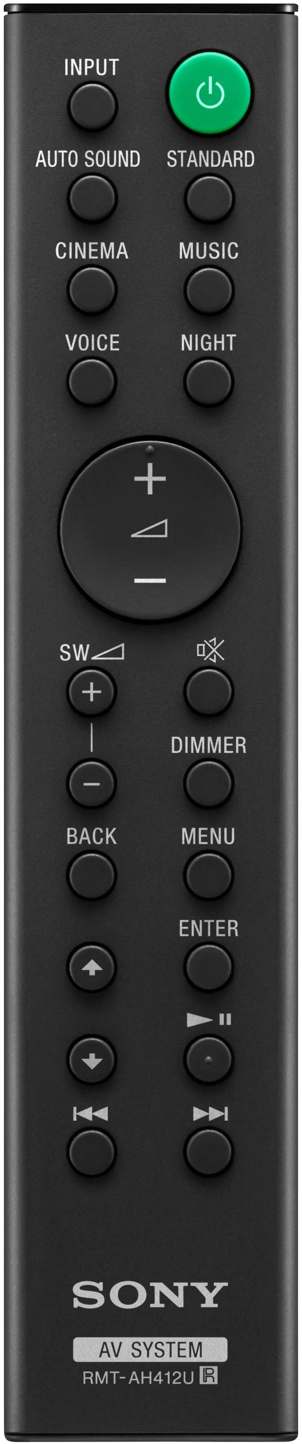 Sony HT-S20R Soundbar Schwarz inkl. kabelgebundenem Subwoofer