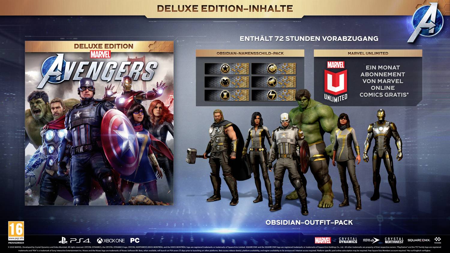 Marvel's Avengers Deluxe Edition PS4 USK: 12