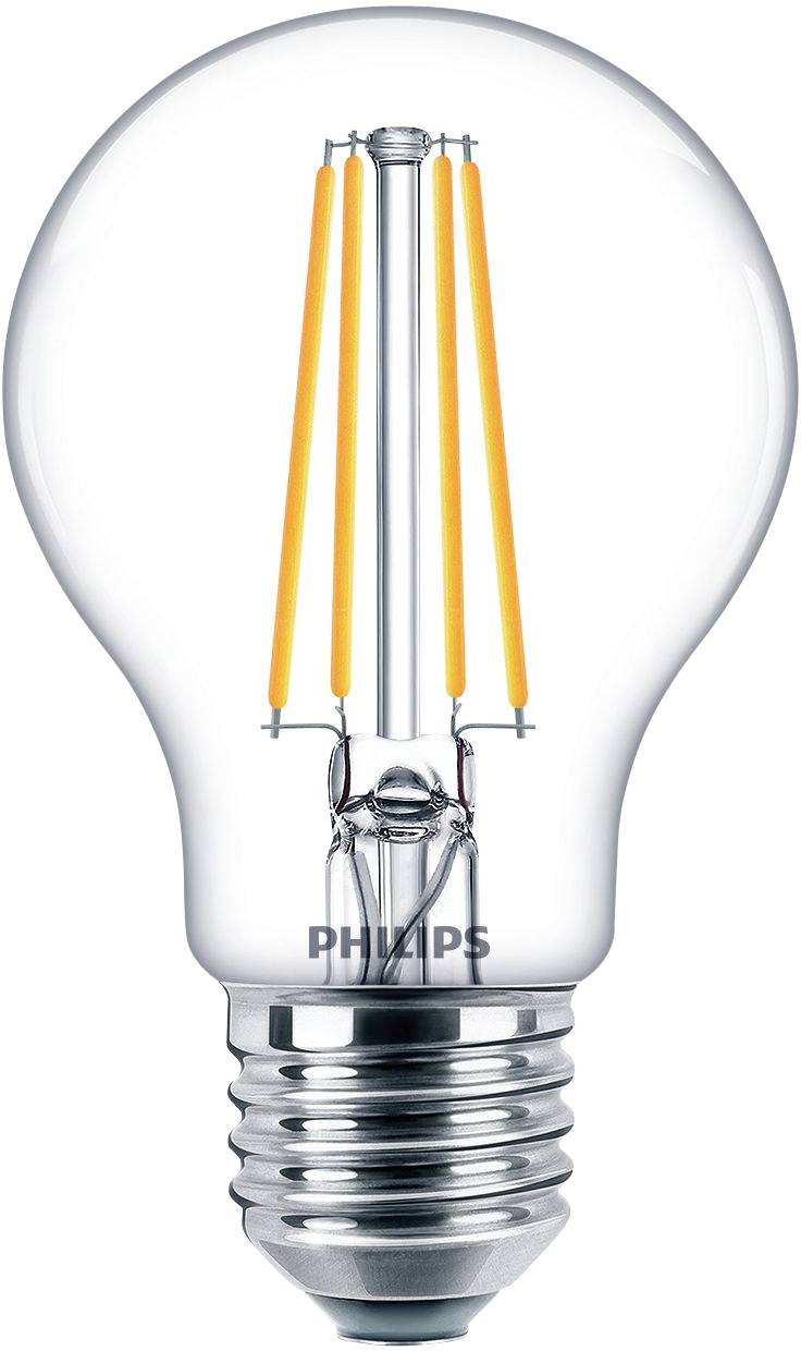 Philips LED 77777700 LED EEK E (A - G) E27 7 W = 60 W Warmweiß (Ø x L) 6 cm x 10.4 cm 3 St.