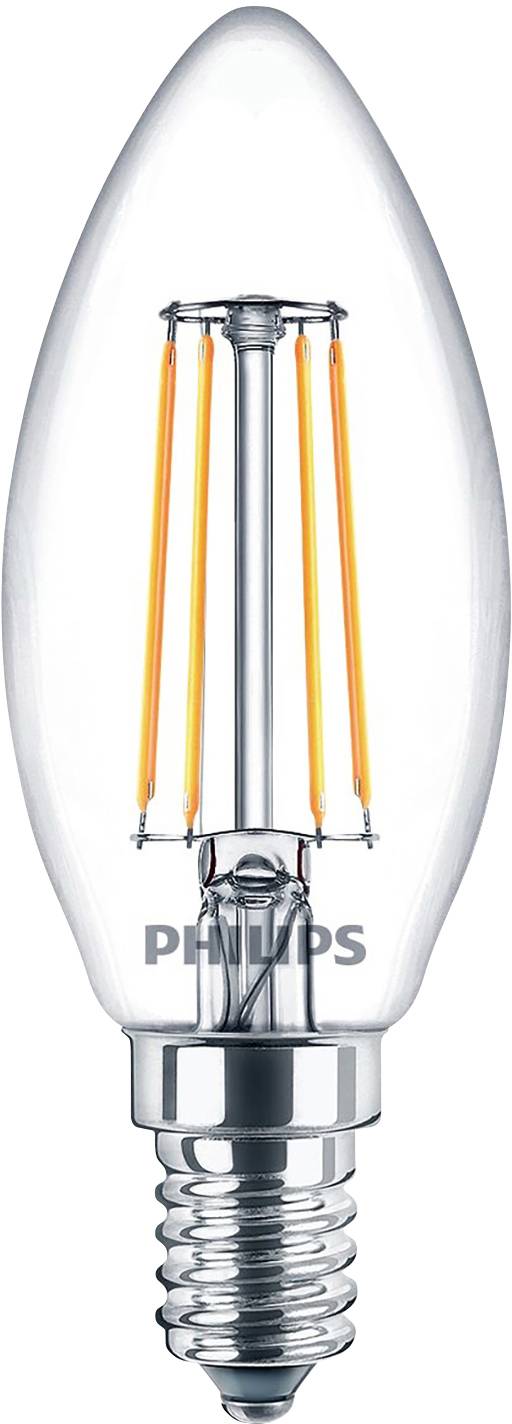 Philips LED 76217900 LED EEK F (A - G) E14 4.3W = 40W Kaltweiß (Ø x L) 3.5cm x 9.7cm 1St.