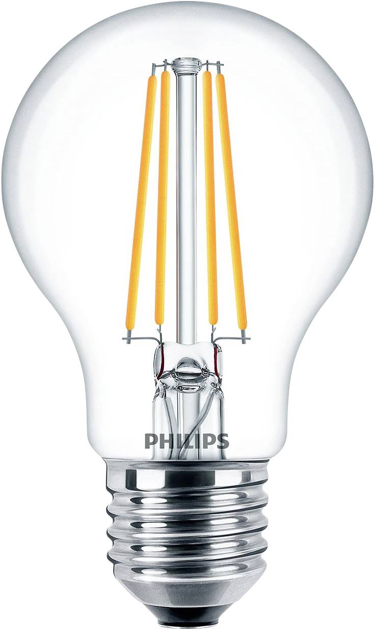 Philips LED 76393000 LED EEK E (A - G) E27 7W = 60W Warmweiß (Ø x L) 6cm x 10.4cm 3St.