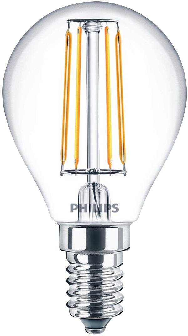 Philips LED 77763000 LED EEK F (A - G) E14 4.3 W = 40 W Warmweiß (Ø x L) 4.5 cm x 8.2 cm 2 St.
