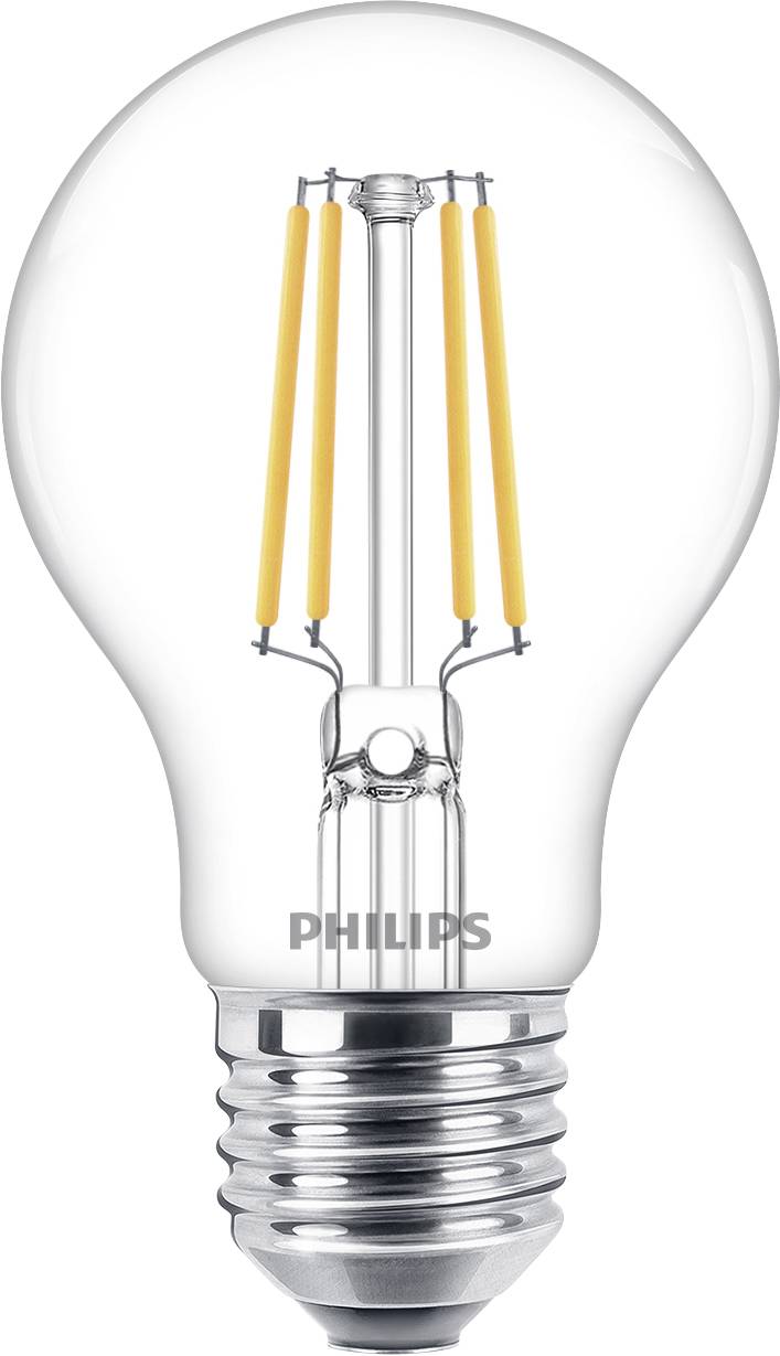 Philips LED 77775300 LED EEK F (A - G) E27 4.3 W = 40 W Warmweiß (Ø x L) 6 cm x 10.4 cm 3 St.