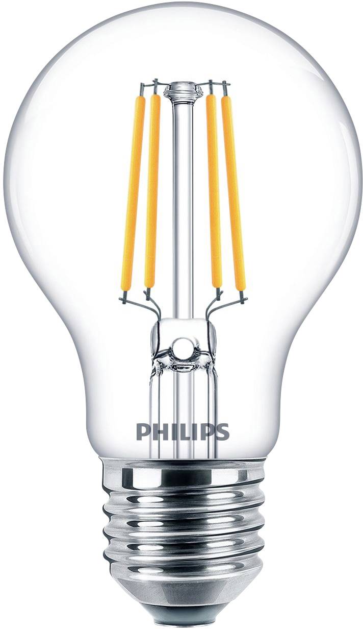 Philips LED 77775300 LED EEK F (A - G) E27 4.3 W = 40 W Warmweiß (Ø x L) 6 cm x 10.4 cm 3 St.