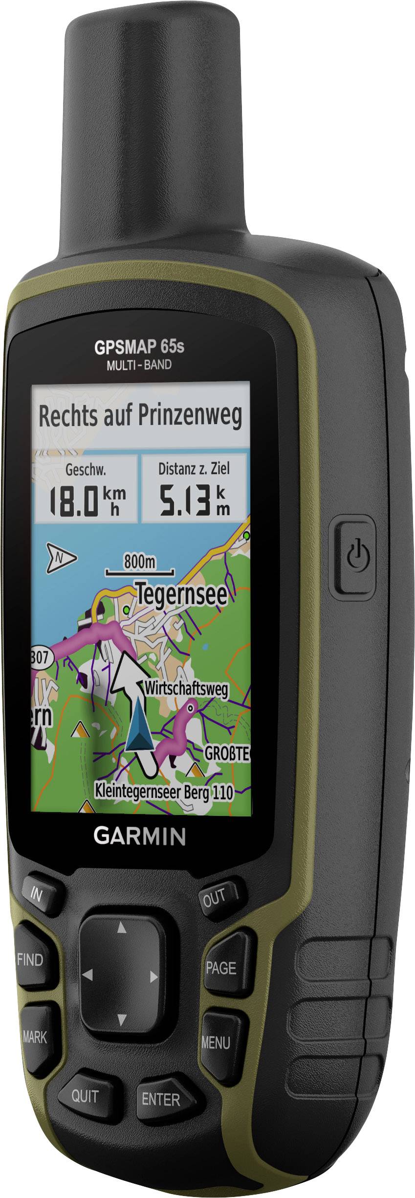 Garmin GPSMAP 65s Outdoor Navi Wandern Europa GLONASS, Bluetooth®, GPS