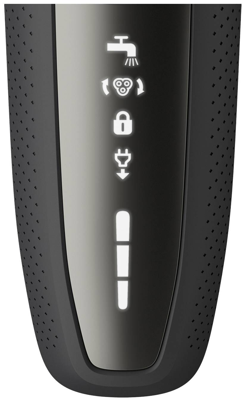 Philips S6640/44 Series 6000 Rotationsrasierer Schwarz, Blau