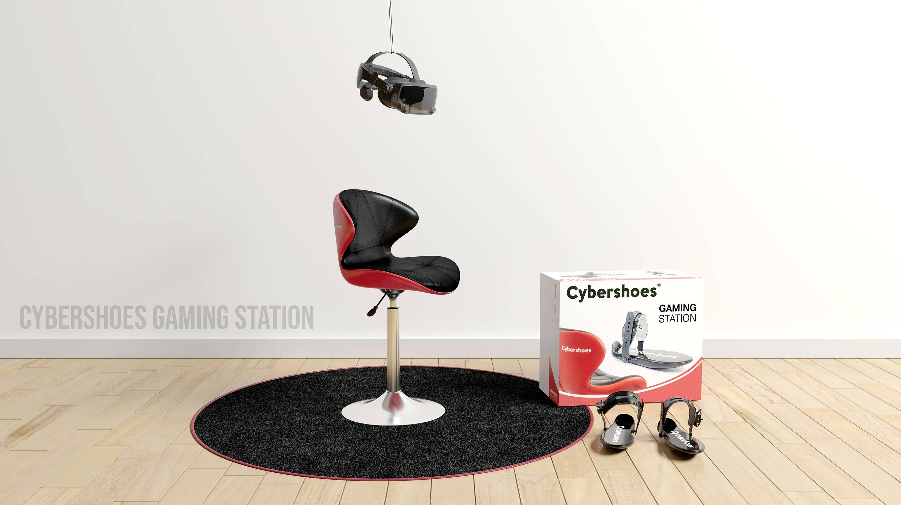 Cybershoes 2000-L Virtual Reality Bewegungsunterstützung  Schwarz