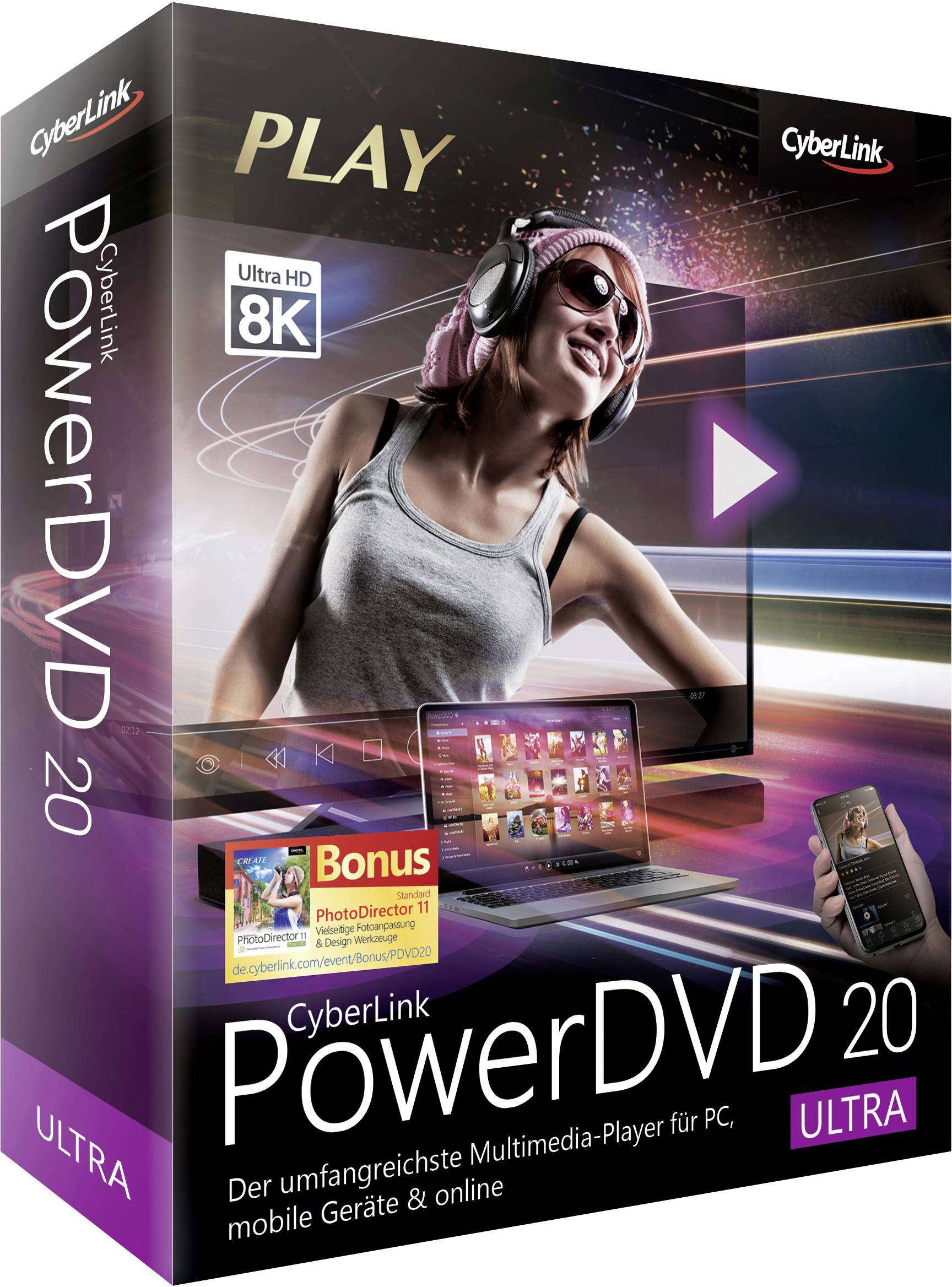Cyberlink 1051653 Vollversion, 1 Lizenz Windows Videobearbeitung