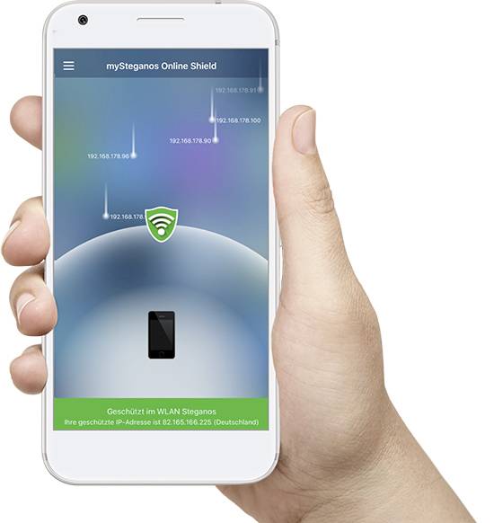 Avanquest Steganos Online Shield VPN Vollversion, 5 Lizenzen Windows, Mac, iOS, Android Systemoptim