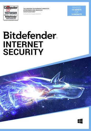 BitDefender Internet Security 10 Geräte/18 Monate Windows Antivirus
