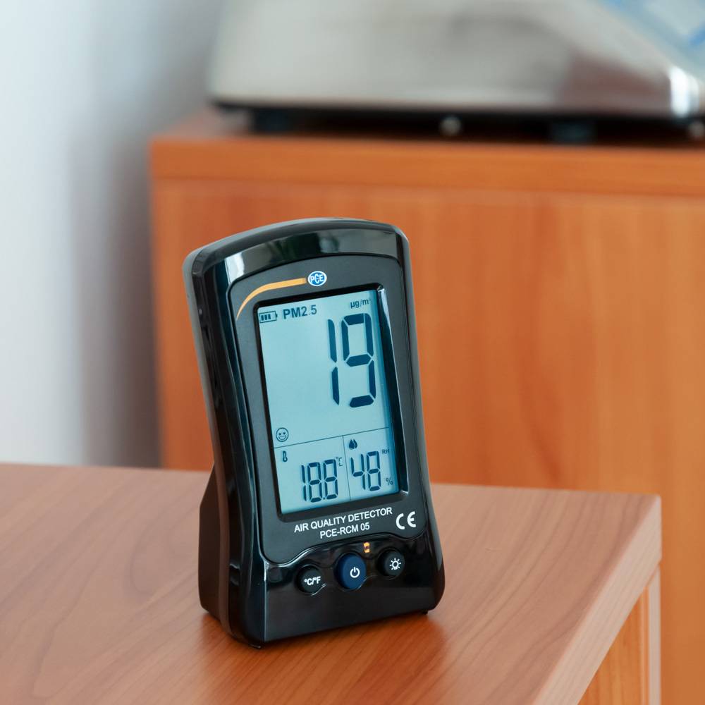 PCE Instruments Feinstaub-Messgerät PCE-RCM 05 Temperatur, Luftfeuchtigkeit