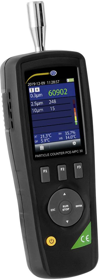 PCE Instruments Feinstaub-Messgerät PCE-MPC 30 Luftfeuchtigkeit, Temperatur