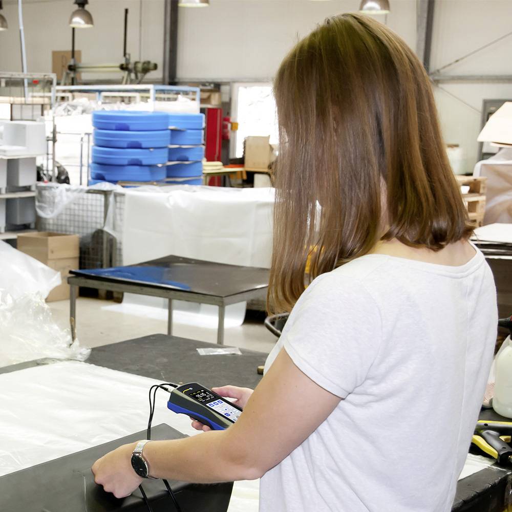 PCE Instruments PCE-TG 300 Materialdicken-Messgerät 0.65 - 600 mm kalibriert (ISO)