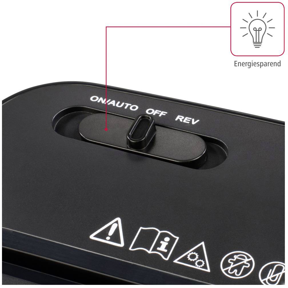 Hama Basic S6 Aktenvernichter 7 Blatt Streifenschnitt 6 mm P-1 8 l