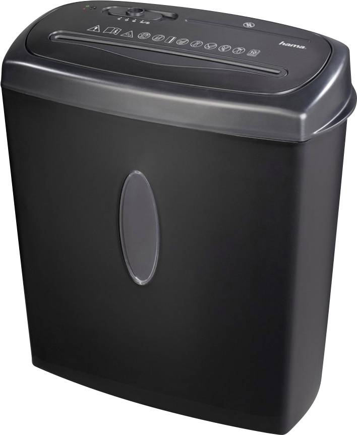 Hama Home X10CD Aktenvernichter 11 Blatt Partikelschnitt 4 x 40mm P-2 15l Vernichtet auch CDs, DVDs, Kreditkarte
