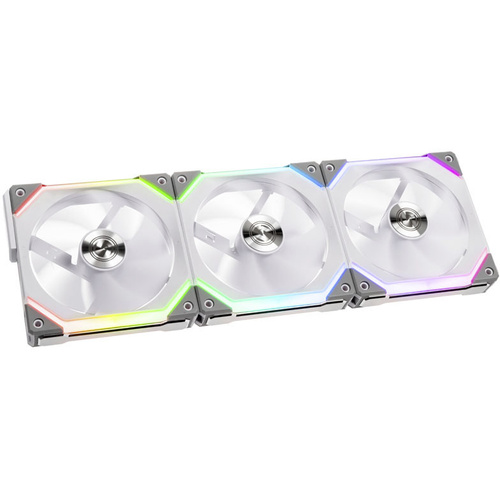 Lian Li UNI FAN SL120 RGB PWM PC-Gehäuse-Lüfter Weiß, RGB (B x H x T) 122.8 x 25 x 122.4mm inkl. LED-Beleuchtung