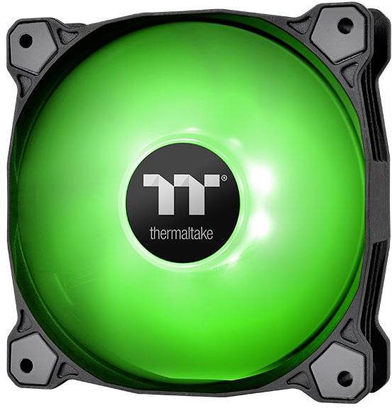 Thermaltake Pure A14 LED PC-Gehäuse-Lüfter Grün (B x H x T) 140 x 140 x 25 mm