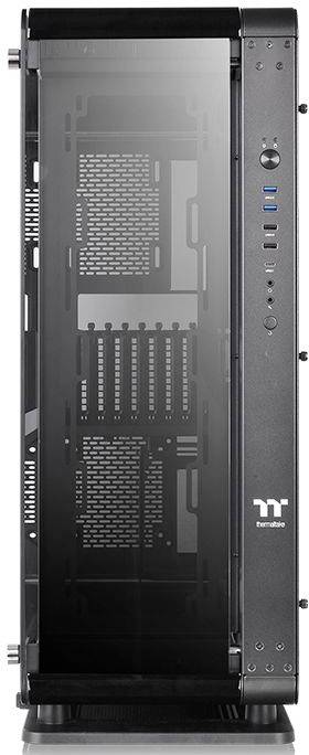 Thermaltake Core P8 TG Tower PC-Gehäuse Schwarz Seitenfenster, Staubfilter