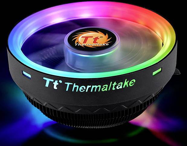 Thermaltake UX 100 Air ARGB CPU-Kühler mit Lüfter Intel® LGA 1851, Intel® LGA 1700, Intel® LGA 1200, Intel® LGA 1156, Intel® LGA 1155, Intel®